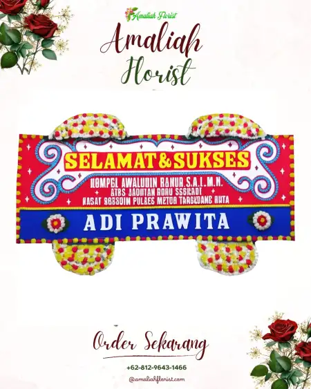 Papan Bunga Ucapan Selamat Kepundungan
